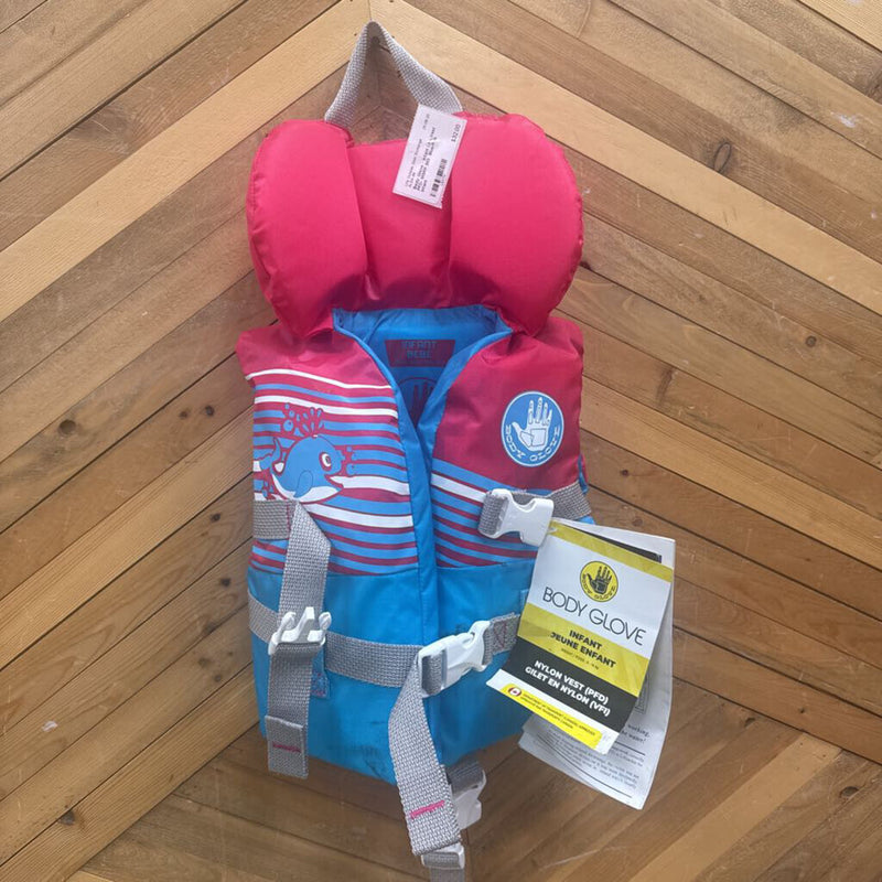 Body Glove - Infant Life Vest PFD- MSRP $60 : Blue/Pink-infant-infant