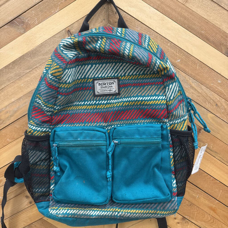 Burton - Kids Backpack with Colorful Stripes- MSRP $69: Teal-unisex-