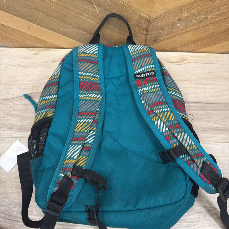 Burton - Kids Backpack with Colorful Stripes- MSRP $69: Teal-unisex-