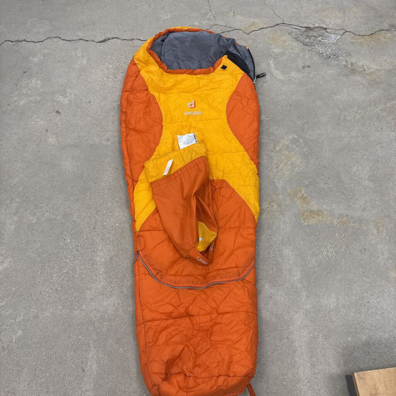 Deuter - Little Star EXP Sleeping Bag- MSRP $129: Orange-children-Children