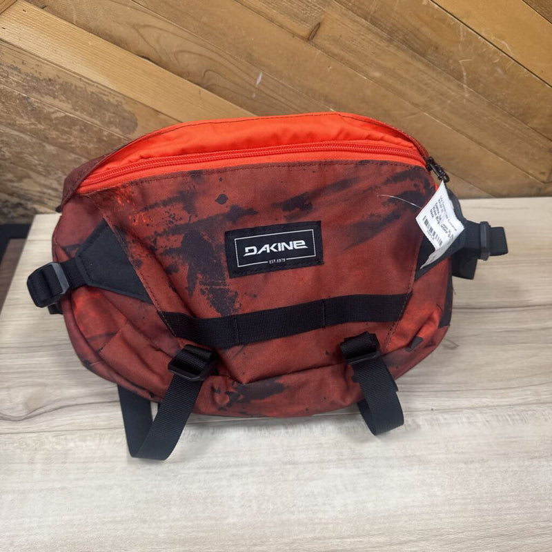 Dakine- Hot Laps 2L Bike Waist Bag- MSRP $70: red, black-unisex-