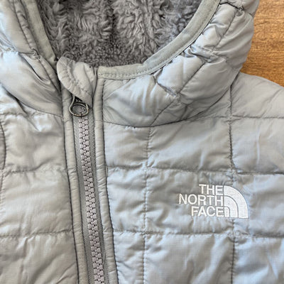 The North Face - Infant Fleece-Lined Thermoball Bunting Suit - MSRP $160: Light Grey-infant-18-24M