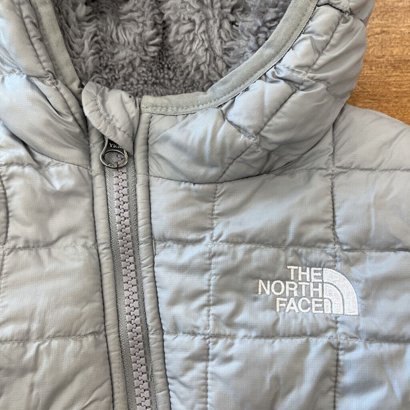 The North Face - Infant Fleece-Lined Thermoball Bunting Suit - MSRP $160: Light Grey-infant-18-24M