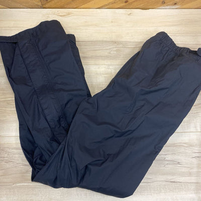 The North Face - Men's Rain Pants - MSRP $135: Black/White-men-XL