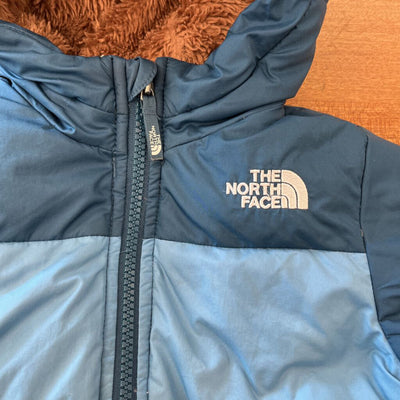 The North Face - Toddlers' Down-Filled Fleece-Lined Jacket - MSRP $150: Dark Blue/Light Blue-infant-3T