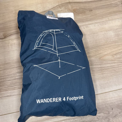 MEC - Wanderer 4 Tent Footprint : Grey-Blue--