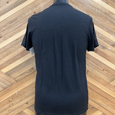 Icebreaker - Men's Merino T-Shirt - MSRP $100: Black-men-MD
