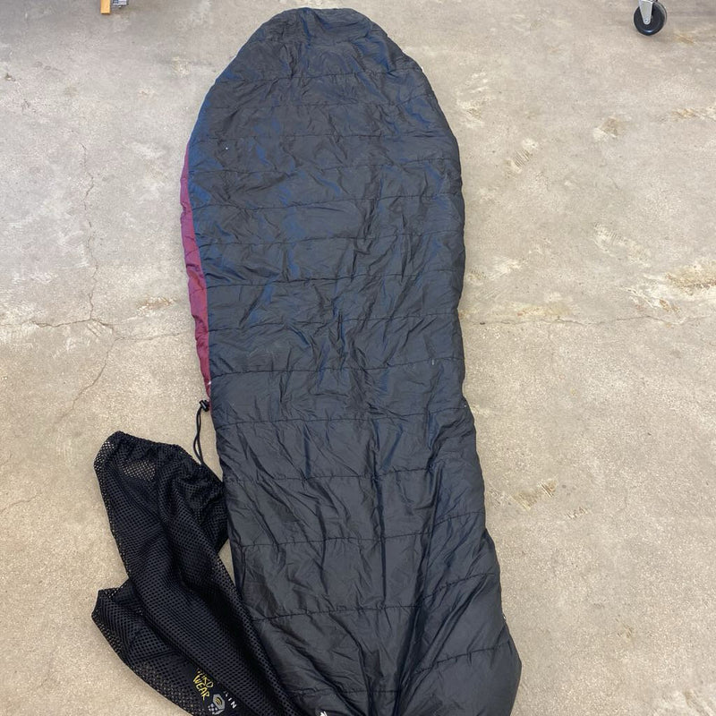 Mountain Hardwear - Phantom 32°F Sleeping Bag- MSRP compared $380: burgundy-unisex-78&