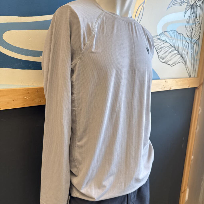 Black Diamond- Performance Long Sleeve Shirt- MSRP $115 : grey-men-MD