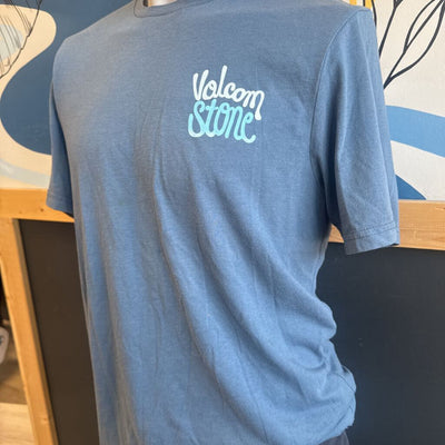 Volcom - Men's Stone Graphic Tee: Blue-men-MD