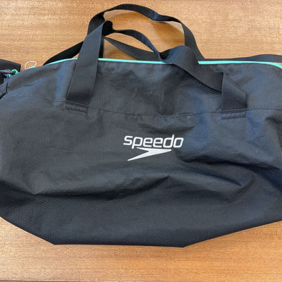 Speedo - Gym Duffle Bag: Black/Green--