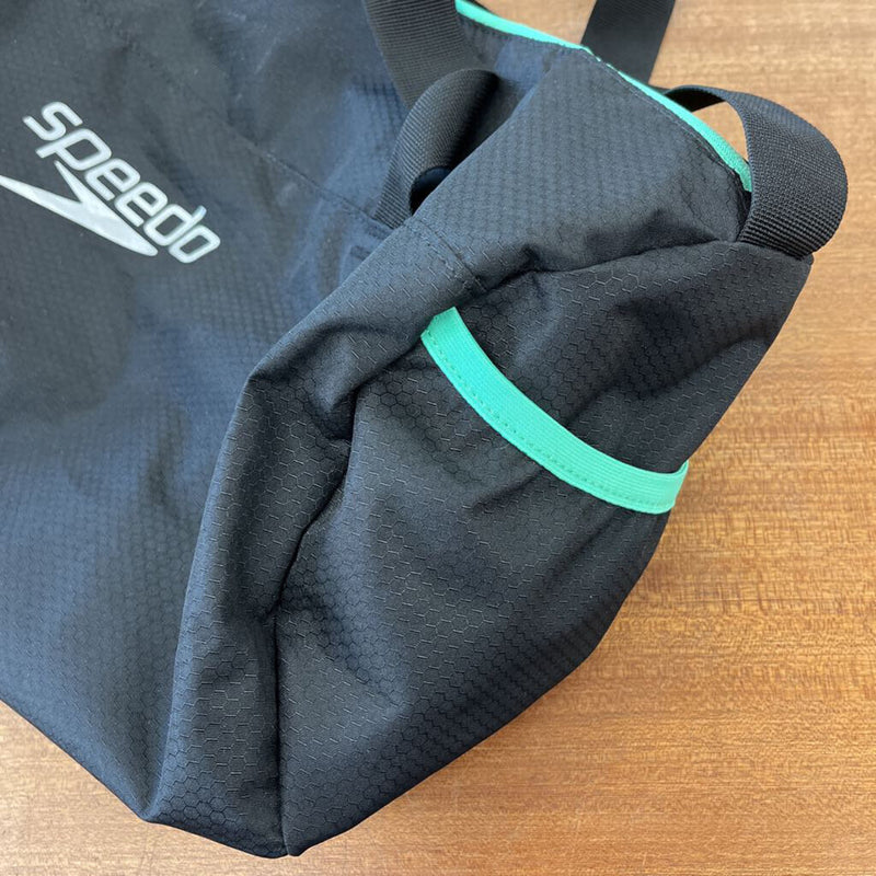 Speedo - Gym Duffle Bag: Black/Green--