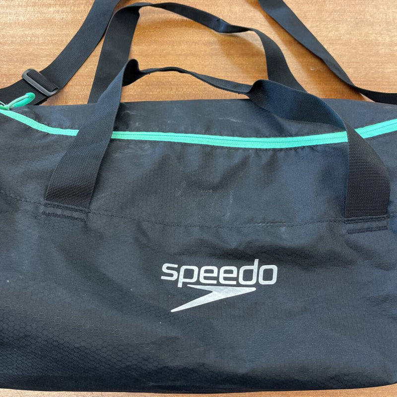 Speedo - Gym Duffle Bag: Black/Green--