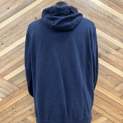 tentree - Men's Collegiate Wolf Hoodie - MSRP $88: Dark Blue-men-LG