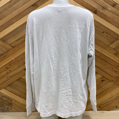 Roots - Women's Longsleeve - MSRP $58: White/Black/Blue-women-LG