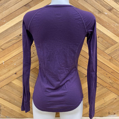 Icebreaker - Women's Merino Longsleeve - MSRP $130: Purple-women-SM