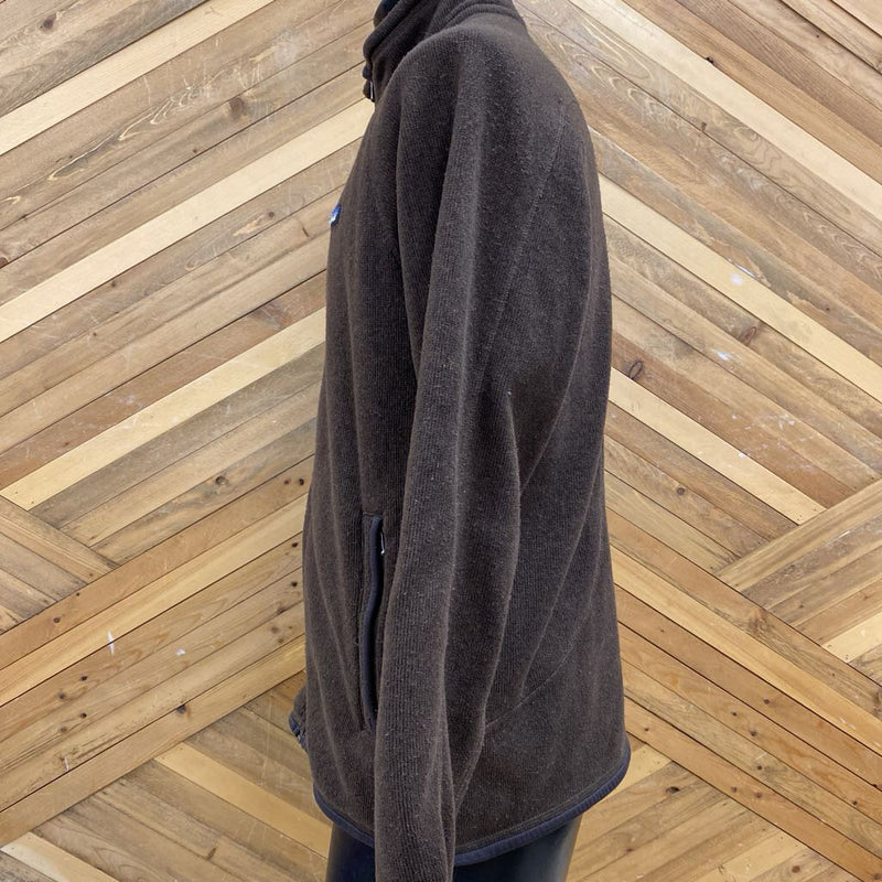 Patagonia - Zip Up Better Sweater - MSRP $199: Brown-men-LG