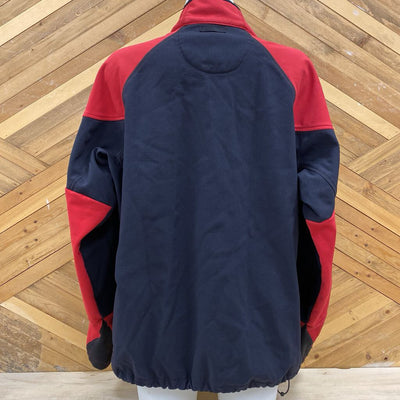 Cabelas - Soft Shell Jacket - MSRP compared $120: Black/Red-unisex-LG