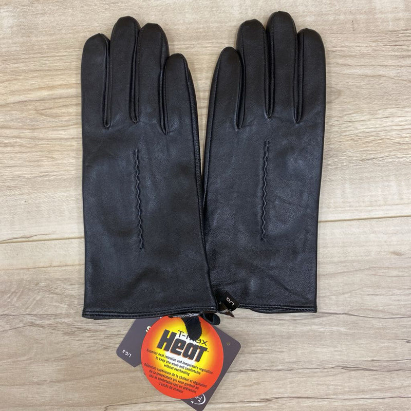 Denver Hayes- Leather Gloves with T-max Lining- MSRP $50 : black-unisex-large