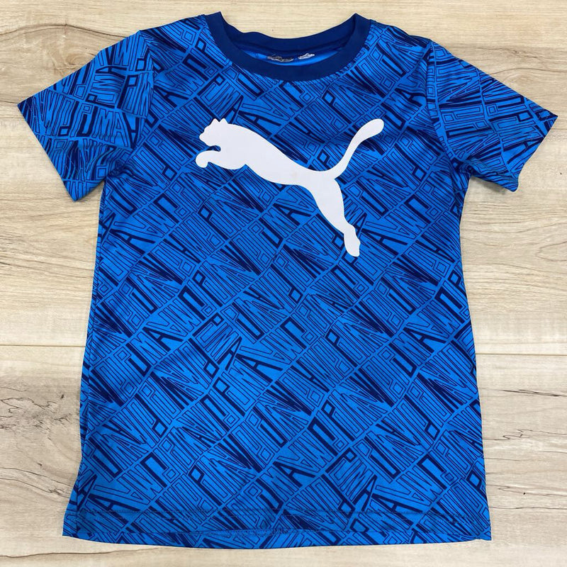 Puma -Blue Graphic Tee: blue-unisex-LGY