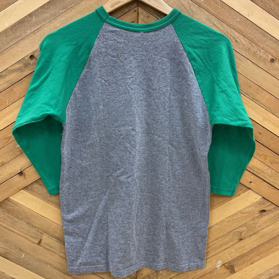 Prairie Proud- Youth Long Sleeve Shirt- MSRP $40: Gray/Green-children-YL