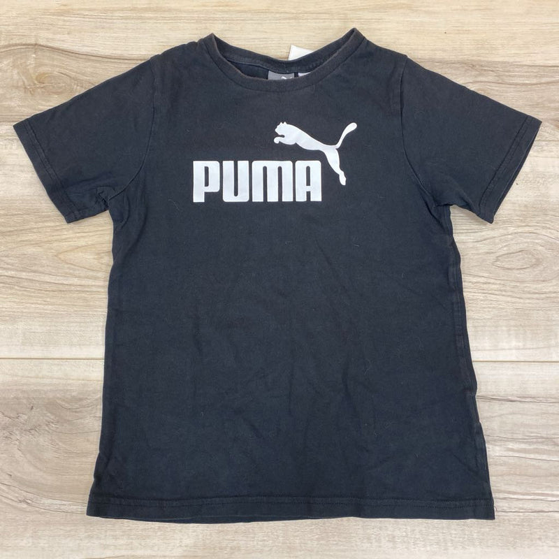 Puma- Kids Black T-shirt: black-children-7/8Y