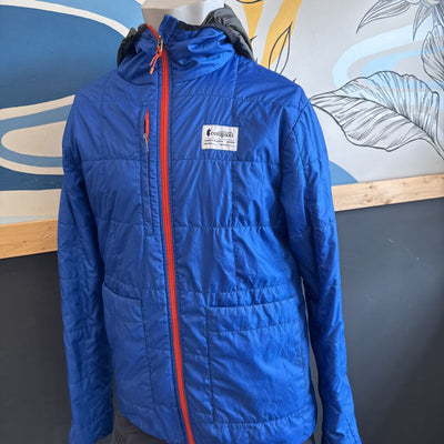 Cotopaxi - Reversible Jacket - MSRP $190: Blue/Orange/Grey-unisex-MD