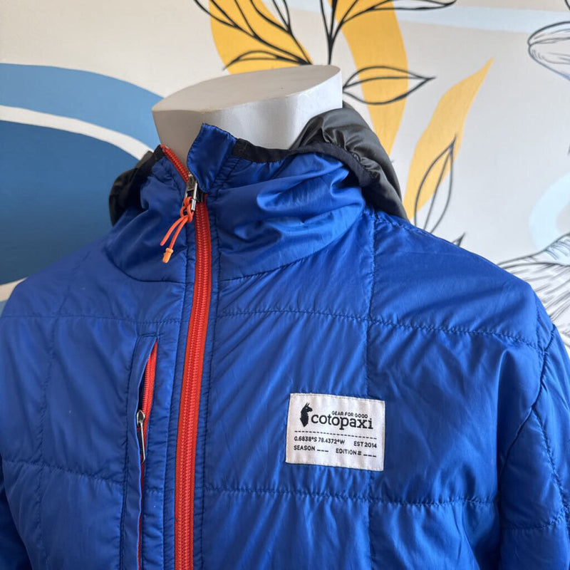 Cotopaxi - Reversible Jacket - MSRP $190: Blue/Orange/Grey-unisex-MD