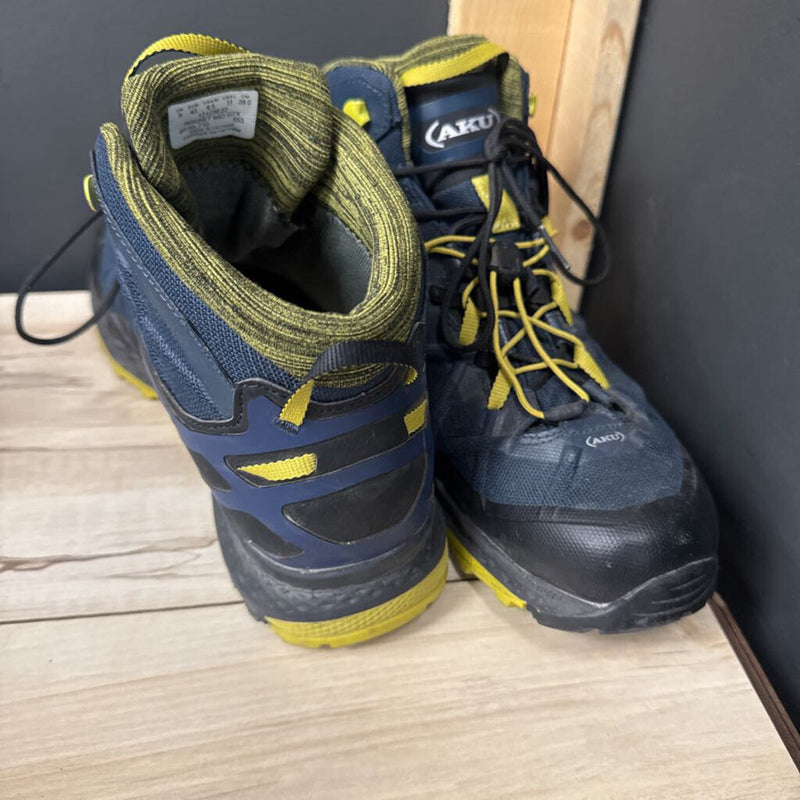 Aku - Goretex Hiking Boots - MSRP $165: Blue/Yellow-men-9