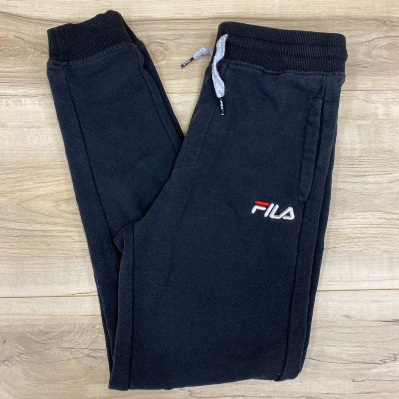 Fila Mens Black Sweatpants: black-men-7/8Y