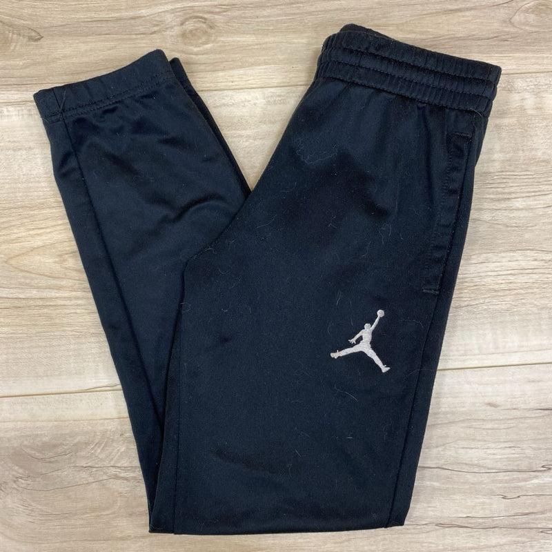 Jordan Black Athletic Pants: black-men-medium