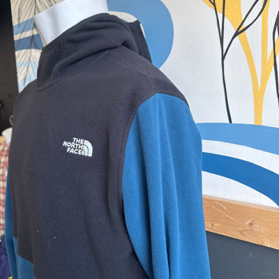 The North Face- Men's Fleece Pullover Hoodie MSRP $85 : black, blue-men-LG