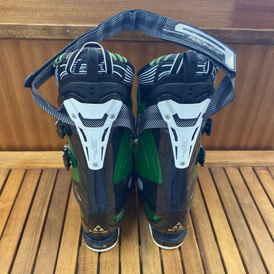 Fischer - Men's Soma Progressor 100 Downhill Ski Boots - MSRP $800: Green / Black-men-28.5