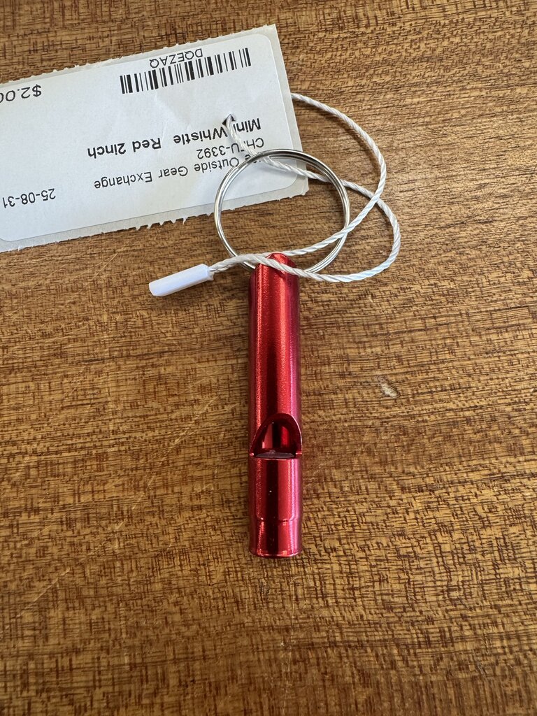 Green Plastic Carabiner Clip: Red-unisex-2inch