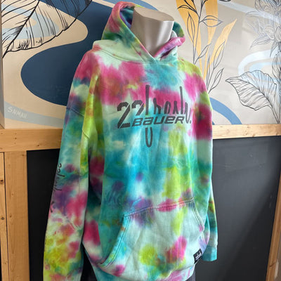 22 Fresh/ Bauer - Men's Tie-Dye Hoodie: Multi-unisex-XXL