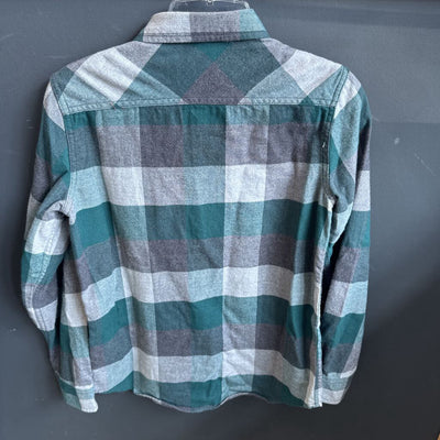 Vans - Kids Flannel Shirt - MSRP $55: Green-unisex-MDY