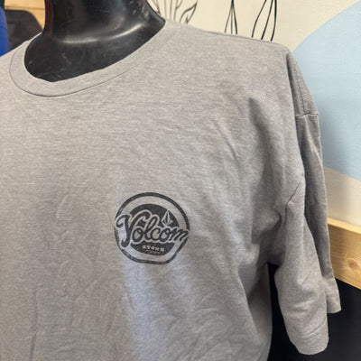 Volcom- Stone Age Graphic T-Shirt: grey-men-XL