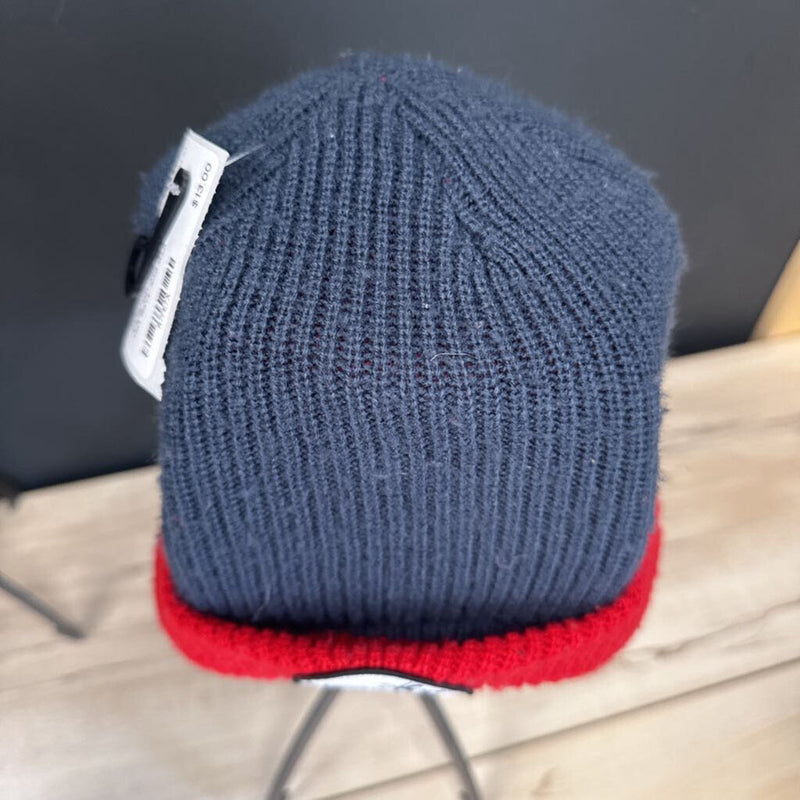Vans Off The Wall - Beanie Hat: Navy and Red-unisex-