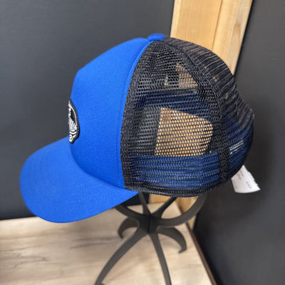 Vans Off The Wall - Kids Blue Trucker Cap: blue-unisex-