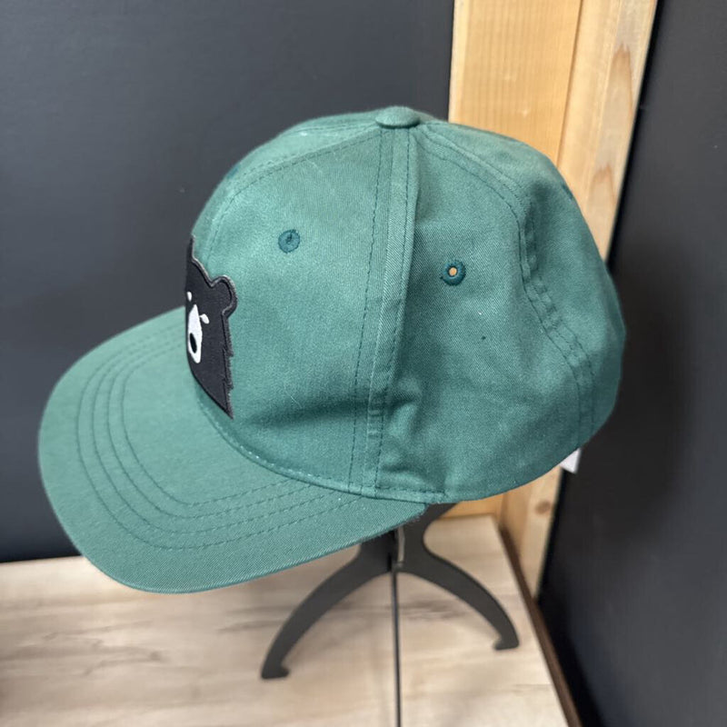 Bear Emblem - Kids Cap: Green -unisex-