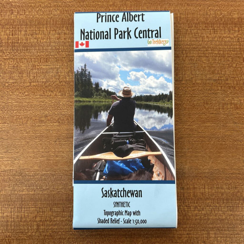 GoTrekkers - Prince Albert National Park Central - Synthetic Topographic Map - MSRP $30: --