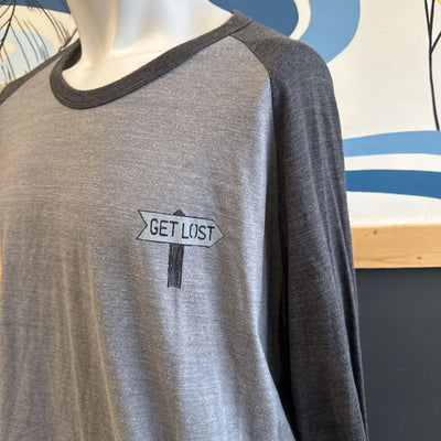 The North Face - Men's Standard Fit L/S Shirt - MSRP comp $55: Grey-men-2XL
