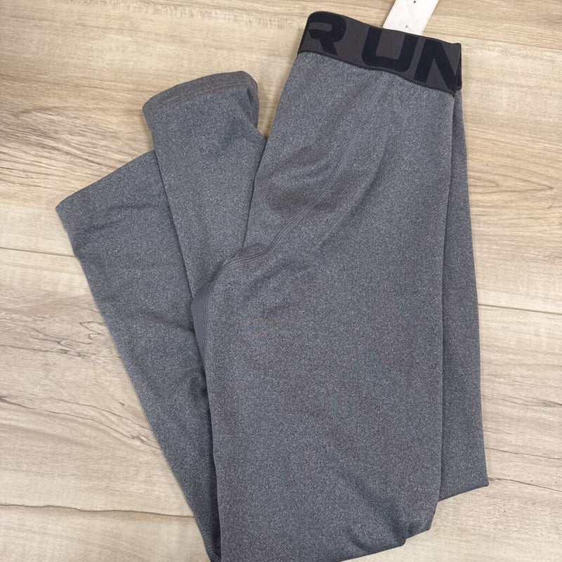 Under Armour - Kids ColdGear Compression Leggings: gray-children-MDY
