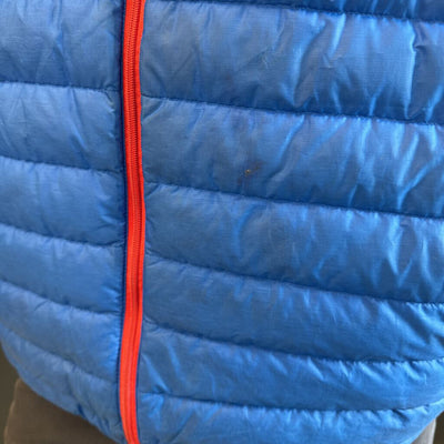 Patagonia - Men's Down Sweater Jacket- MSRP $349: blue red -men-XL