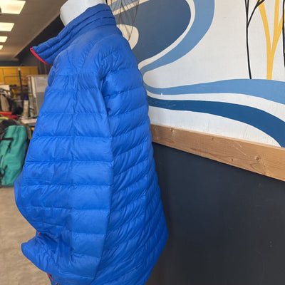 Patagonia - Men's Down Sweater Jacket- MSRP $349: blue red -men-XL