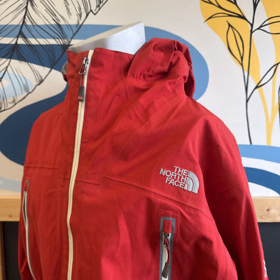The North Face- Men's Summit Series Shell Jacket- MSRP compared $360: red-men-XL