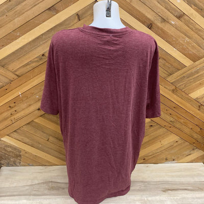Firefly- Men's Red Striped T-Shirt: red-men-XXL