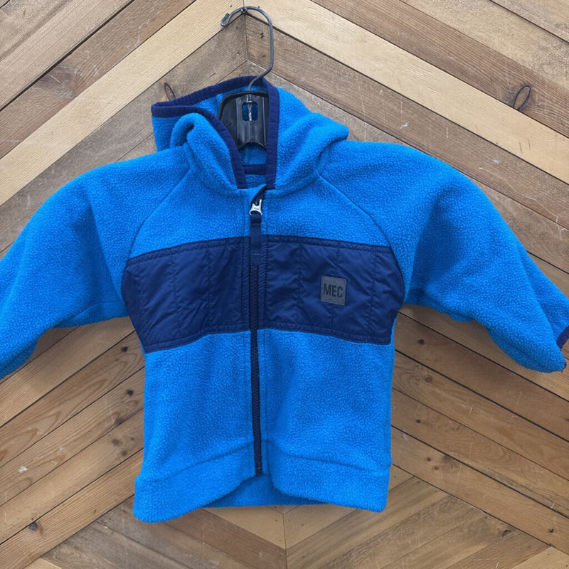 MEC - Baby Blue Fleece Hoodie- MSRP $45: blue-infant-12M