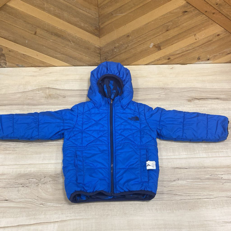 The North Face - Boys Reversible Winter Jacket- MSRP $130: blue-boys-