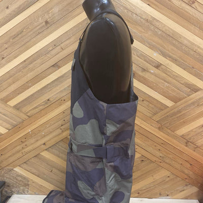 The North Face - Men's DryVent Camo Bibbed Snow Pants - MSRP comp $320: Green/Brown/Black-men-2XL